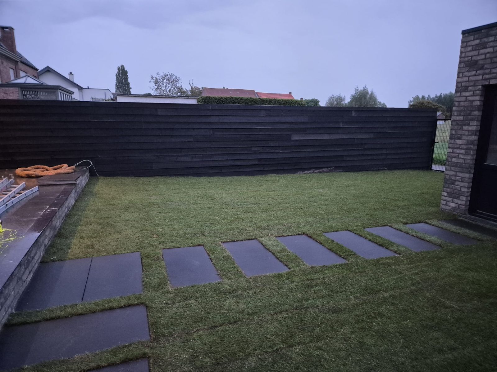 Strakke achtertuin